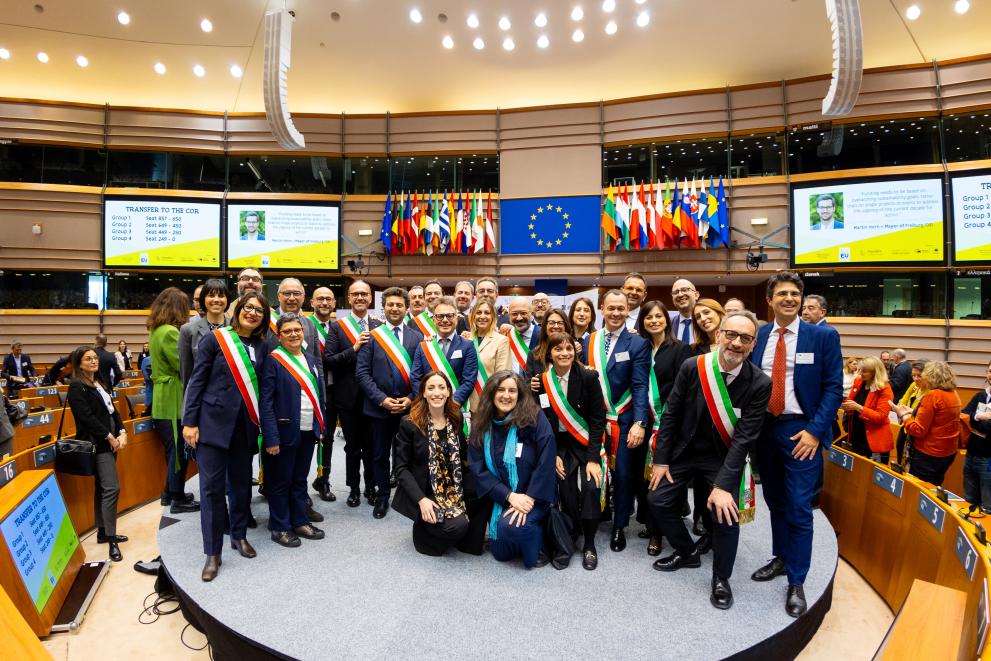 Apulian Mayors in Brussels for Green Deal going local conference